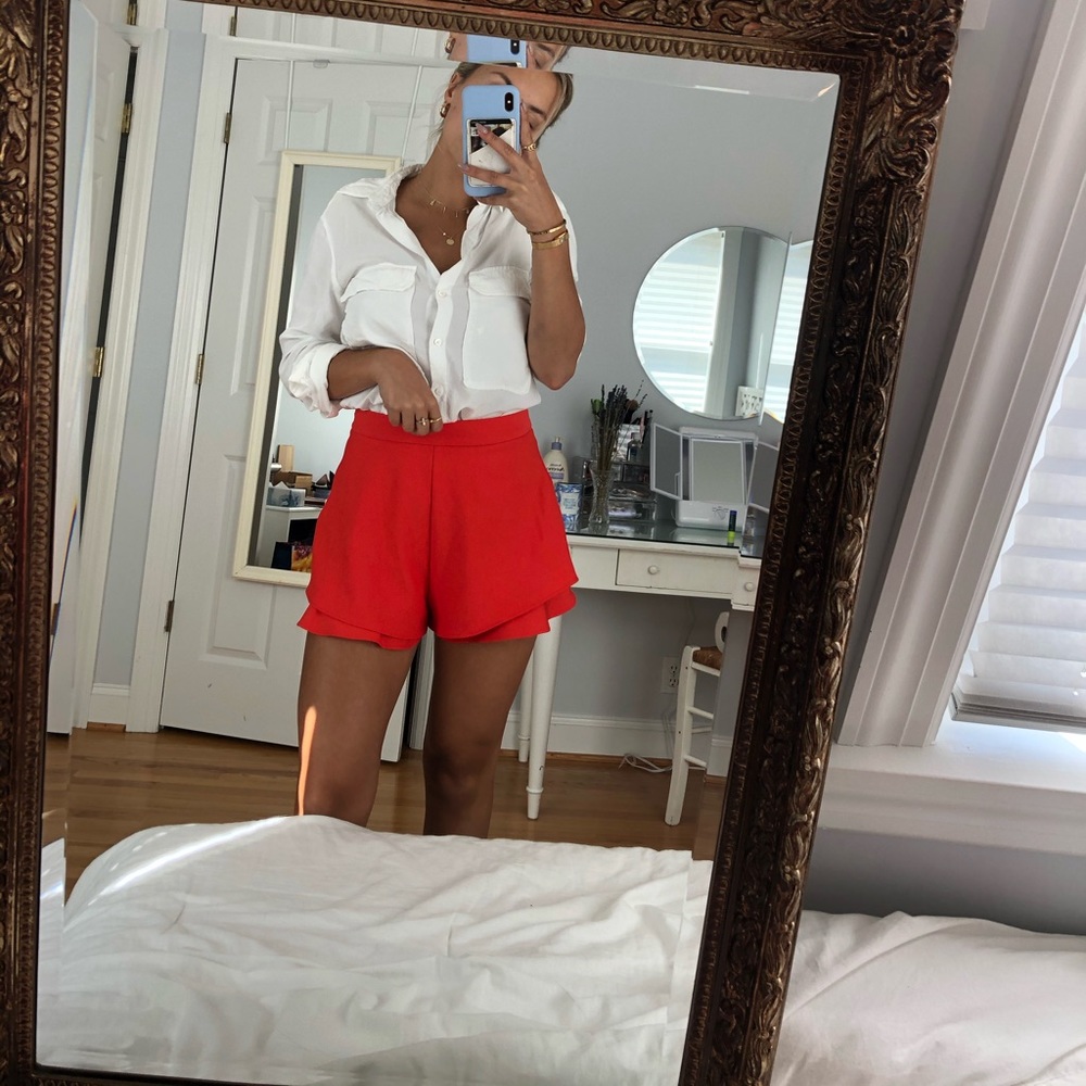 ZARA Ruffle Shorts